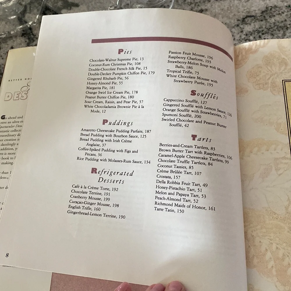 Vintage 1992 Better Homes And Gardens Spectacular Desserts Cookbook!